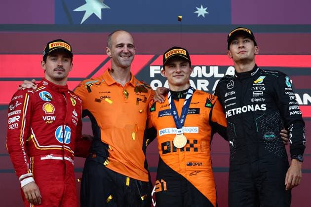 F1 Grand Prix Of Azerbaijan 2024 Oscar Piastri of McLaren after the Formula 1 Grand Prix of Azerbaijan at Baku City Circuit in Baku, Azerbaijan on September 15, 2024. Baku Azerbaijan  Copyright: xJakubxPorzyckix originalFilename:porzycki-f1grandp240915_npivt.jpg