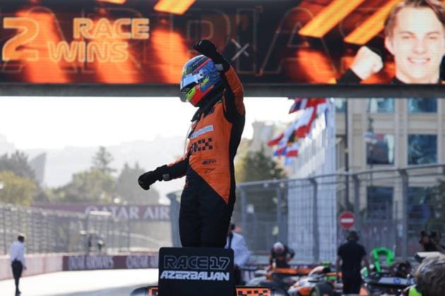 F1 Grand Prix Of Azerbaijan 2024 Oscar Piastri of McLaren after the Formula 1 Grand Prix of Azerbaijan at Baku City Circuit in Baku, Azerbaijan on September 15, 2024. Baku Azerbaijan  Copyright: xJakubxPorzyckix originalFilename:porzycki-f1grandp240915_npQgg.jpg