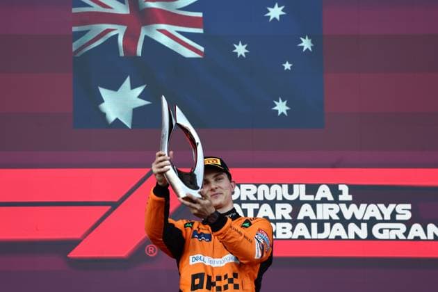 F1 Grand Prix Of Azerbaijan 2024 Oscar Piastri of McLaren after the Formula 1 Grand Prix of Azerbaijan at Baku City Circuit in Baku, Azerbaijan on September 15, 2024. Baku Azerbaijan  Copyright: xJakubxPorzyckix originalFilename:porzycki-f1grandp240915_npG33.jpg
