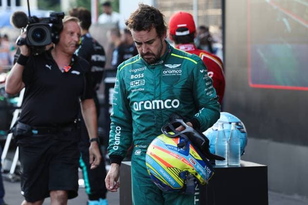ALONSO Fernando (spa), Aston Martin F1 Team AMR24, portrait during the Formula 1 Azerbaijan Grand Prix 2024, 17th round of the 2024 Formula One World Championship, WM, Weltmeisterschaft from September 13 to 15, 2024 on the Baku City Circuit, in Baku, Azerbaijan - F1 - AZERBAIJAN GRAND PRIX 2024 DPPI Panoramic  240915_R17_AZERBAIJAN_DP_FGDN1165