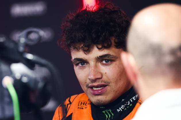 F1 Grand Prix Of Azerbaijan 2024 Lando Norris of McLaren after the Formula 1 Grand Prix of Azerbaijan at Baku City Circuit in Baku, Azerbaijan on September 15, 2024. Baku Azerbaijan  Copyright: xJakubxPorzyckix originalFilename:porzycki-f1grandp240915_npWwL.jpg