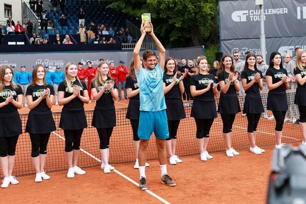 SZCZECIN, 15.09.2024 FINAL TURNIEJU TENISA ZIEMNEGO ATP, Tennis Herren CHALLENGER INVEST IN SZCZECIN OPEN 2024 NZ FOT. KRZYSZTOF CICHOMSKI NEWSPIX.PL --- Newspix.pl POLAND OUT!  240915KCI069