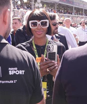 FORMULA 1 QATAR AIRWAYS AZERBAIJAN GRAND PRIX 2024 15 09 2024, Baku City Circuit , Baku, FORMULA 1 QATAR AIRWAYS AZERBAIJAN GRAND PRIX 2024 ,in the picture model Naomi Campbell nordphotoxGmbHx xBratic nph00250