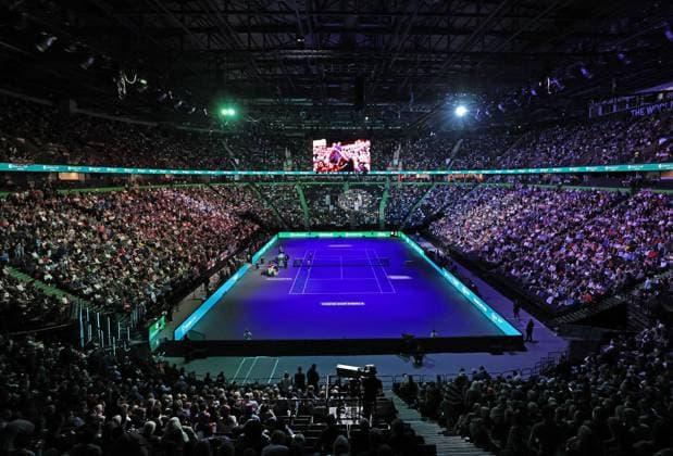 Tennis, Davis Cup, Großbritannien - Kanada Sell out crowd at the AO Arena Davis Cup Group Stage Finals 2024, Day Six, AO Arena, Manchester, UK - 15 Sep 2024  Copyright: xEllaxLing Shutterstockx 14713349dv