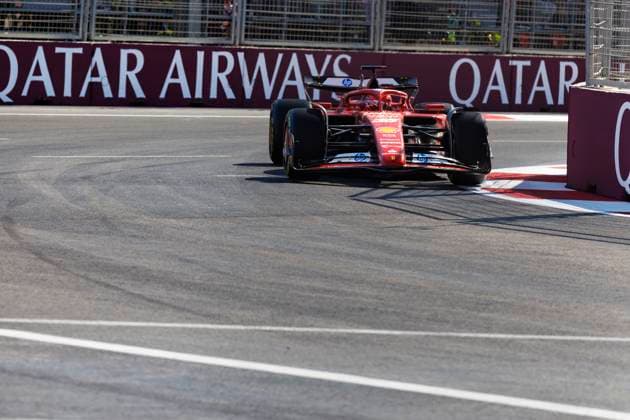 15th September 2024; Baku City Circuit, Baku, Azerbaijan; Formula 1 Azerbaijan Grand Prix 2024; Race Day; Number 16 Scuderia Ferrari driver Charles Leclerc during the race at the Azerbaijan Formula 1  ActionPlus12693332 StephenxBlackberry