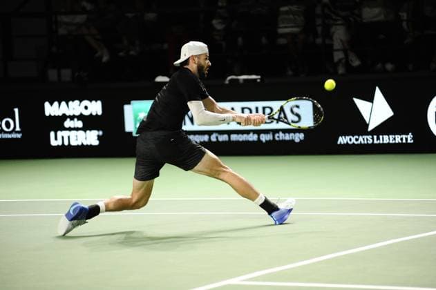 Tennis 2024 - Open de Tennis de Rennes Jacob FEARNLEY (GRB) Quentin HALYS (FRA) - Jacob FEARNLEY (GRB) TENNIS : Open de Tennis de Rennes - 15 09 2024 JulienKammerer Panoramic 