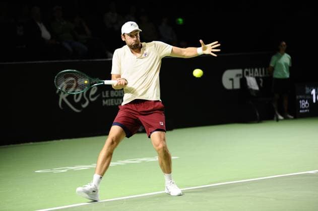 Tennis 2024 - Open de Tennis de Rennes Quentin HALYS (FRA) Quentin HALYS (FRA) - Jacob FEARNLEY (GRB) TENNIS : Open de Tennis de Rennes - 15 09 2024 JulienKammerer Panoramic 