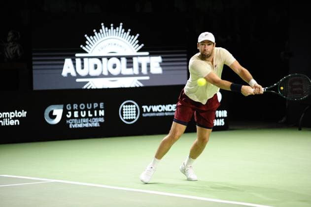 Tennis 2024 - Open de Tennis de Rennes Quentin HALYS (FRA) Quentin HALYS (FRA) - Jacob FEARNLEY (GRB) TENNIS : Open de Tennis de Rennes - 15 09 2024 JulienKammerer Panoramic 