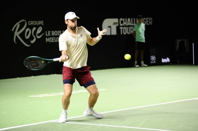 Tennis 2024 - Open de Tennis de Rennes Quentin HALYS (FRA) Quentin HALYS (FRA) - Jacob FEARNLEY (GRB) TENNIS : Open de Tennis de Rennes - 15 09 2024 JulienKammerer Panoramic 
