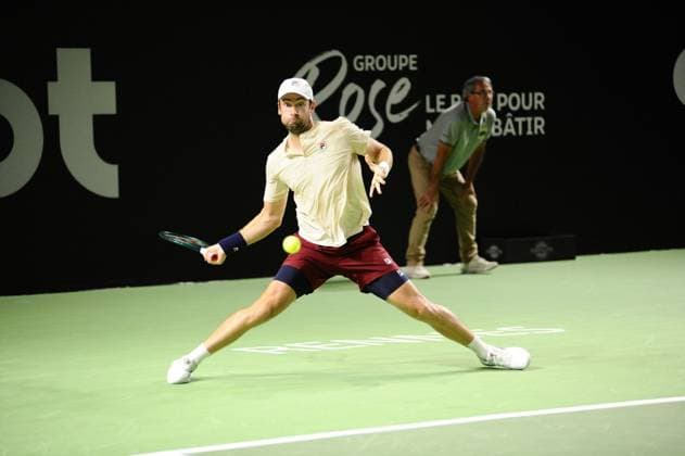 Tennis 2024 - Open de Tennis de Rennes Quentin HALYS (FRA) Quentin HALYS (FRA) - Jacob FEARNLEY (GRB) TENNIS : Open de Tennis de Rennes - 15 09 2024 JulienKammerer Panoramic 