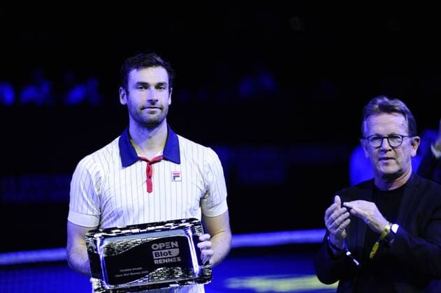 Tennis 2024 - Open de Tennis de Rennes Quentin HALYS (FRA) TENNIS : Open de Tennis de Rennes - 15 09 2024 JulienKammerer Panoramic 