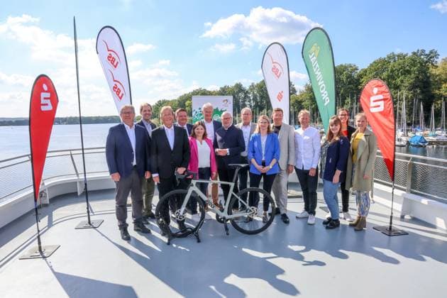 Cycling, Sparkassen Münsterland Giro, Press conference in Münster
