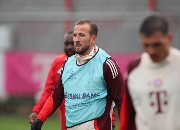 Munich, Germany September 16, 2024 Football, Men, Season 2024 2025, FC Bayern Munich, Säbener Strasse, Training ground, Final training, Champions League Harry Kane FC Bayern Munich head, upper body with shirt