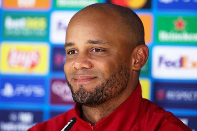 Soccer Champions League International Press Conference FC Bayern Munich on 16 09 2024 at Säbener Straße in Munich Vincent Kompany Coach Head Coach Munich xMSx