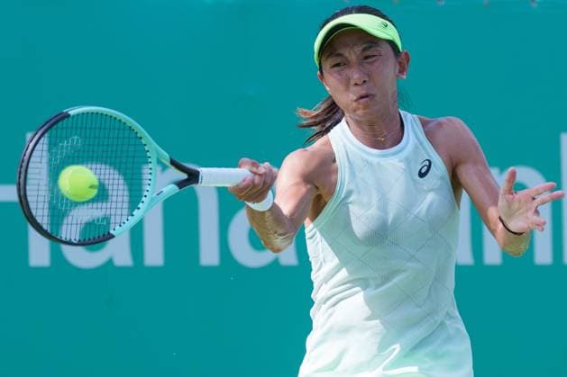 2024 WTA, Tennis Damen tennis Hana Bank Korea Open SEOUL, SOUTH KOREA, SEP 16: Jia-Jing Lu (CHINA) during WTA Tour tennis Hana Bank Korea Open Singles Round of 32 at the Seoul Olympic Park Tennis Center in Seoul, South Korea, on September 16, 2024. Seoul the Seoul Olympic Park Tennis Ce South Korea 8110_280225 Copyright: xStevexChoxKyewoong PentaxPressx