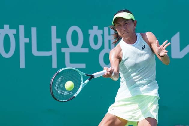 2024 WTA, Tennis Damen tennis Hana Bank Korea Open SEOUL, SOUTH KOREA, SEP 16: Jia-Jing Lu (CHINA) during WTA Tour tennis Hana Bank Korea Open Singles Round of 32 at the Seoul Olympic Park Tennis Center in Seoul, South Korea, on September 16, 2024. Seoul the Seoul Olympic Park Tennis Ce South Korea 8110_280226 Copyright: xStevexChoxKyewoong PentaxPressx