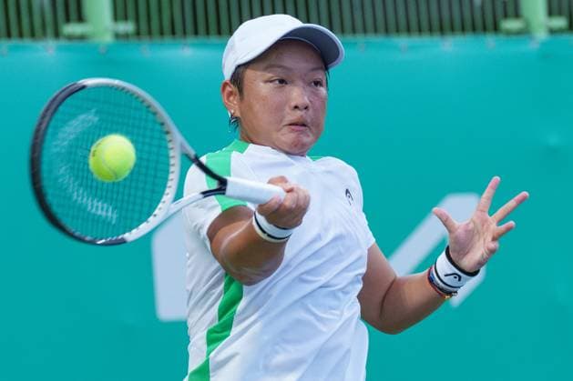 2024 WTA, Tennis Damen tennis Hana Bank Korea Open SEOUL, SOUTH KOREA, SEP 16: Xinyu Jiang (CHINA) during WTA Tour tennis Hana Bank Korea Open Doubles Round of 16 at the Seoul Olympic Park Tennis Center in Seoul, South Korea, on September 16, 2024. Seoul the Seoul Olympic Park Tennis Ce South Korea 8110_280253 Copyright: xStevexChoxKyewoong PentaxPressx