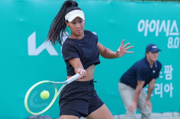2024 WTA, Tennis Damen tennis Hana Bank Korea Open SEOUL, SOUTH KOREA, SEP 16: Priscilla Hon (AUSTRALIA) during WTA Tour tennis Hana Bank Korea Open Doubles Round of 16 at the Seoul Olympic Park Tennis Center in Seoul, South Korea, on September 16, 2024. Seoul the Seoul Olympic Park Tennis Ce South Korea 8110_280271 Copyright: xStevexChoxKyewoong PentaxPressx