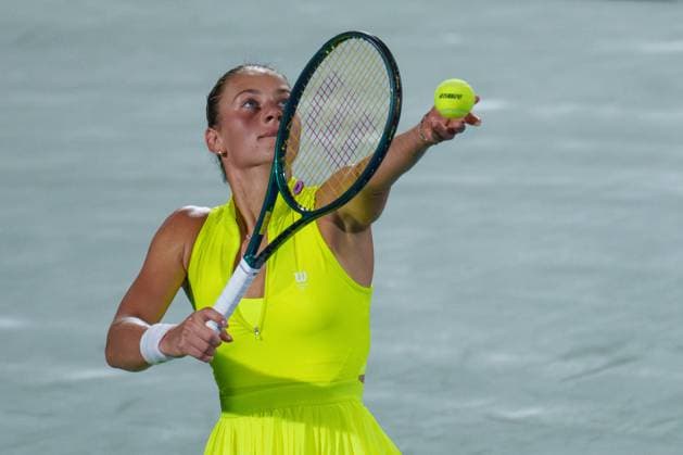 2024 WTA, Tennis Damen tennis Hana Bank Korea Open SEOUL, SOUTH KOREA, SEP 16: Marta Kostyuk (UKRAINE) during WTA Tour tennis Hana Bank Korea Open Singles Round of 32 at the Seoul Olympic Park Tennis Center in Seoul, South Korea, on September 16, 2024. Seoul the Seoul Olympic Park Tennis Ce South Korea 8110_280285 Copyright: xStevexChoxKyewoong PentaxPressx