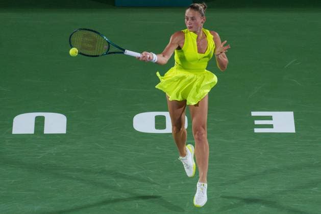 2024 WTA, Tennis Damen tennis Hana Bank Korea Open SEOUL, SOUTH KOREA, SEP 16: Marta Kostyuk (UKRAINE) during WTA Tour tennis Hana Bank Korea Open Singles Round of 32 at the Seoul Olympic Park Tennis Center in Seoul, South Korea, on September 16, 2024. Seoul the Seoul Olympic Park Tennis Ce South Korea 8110_280290 Copyright: xStevexChoxKyewoong PentaxPressx