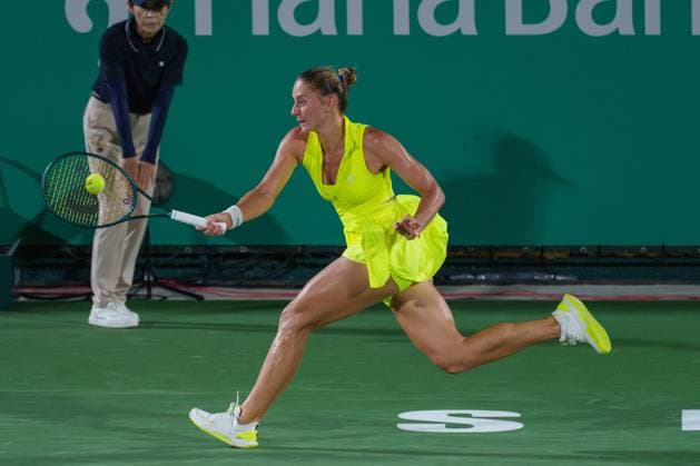2024 WTA, Tennis Damen tennis Hana Bank Korea Open SEOUL, SOUTH KOREA, SEP 16: Marta Kostyuk (UKRAINE) during WTA Tour tennis Hana Bank Korea Open Singles Round of 32 at the Seoul Olympic Park Tennis Center in Seoul, South Korea, on September 16, 2024. Seoul the Seoul Olympic Park Tennis Ce South Korea 8110_280292 Copyright: xStevexChoxKyewoong PentaxPressx