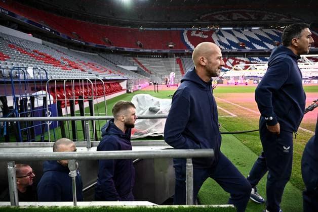 Dinamo Zagreb walk around Allianz Arena Dinamo Zagreb players during a walk around ahed UEFA Champions League match against FC Bayern Munchen at Allianz Arena in Munich, Germany, September 14, 2024.  MarkoxLukunic PIXSELL
