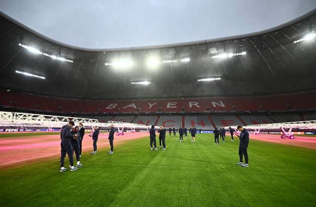 Dinamo Zagreb walk around Allianz Arena Dinamo Zagreb players during a walk around ahed UEFA Champions League match against FC Bayern Munchen at Allianz Arena in Munich, Germany, September 14, 2024.  MarkoxLukunic PIXSELL