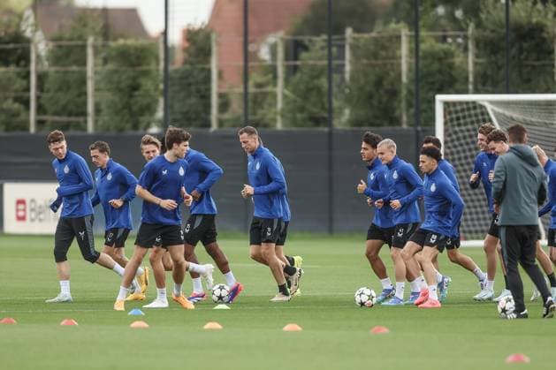 Football, CL, Club Brugge, Training