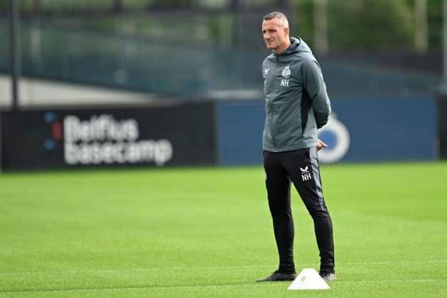 Club Brugge v Borussia Dortmund - UEFA Champions League MD -1 WESTKAPELLE, BELGIUM - SEPTEMBER 17 : Hayen Nicky head coach of Club Brugge pictured during a training session prior to the UEFA Champions League - League phase matchday 1 between Club Brugge and Borussia Dortmund at the Club Brugge training centre on September 17, 2024 in Westkapelle, Belgium , 17 09 2024 Westkapelle Belgium  Copyright: xNicoxVereeckenx