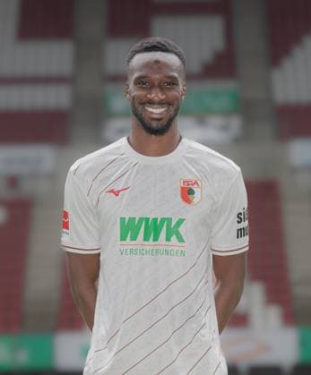 Chrislain Matsima FC Augsburg 1 BL, portrait date 2024 2025