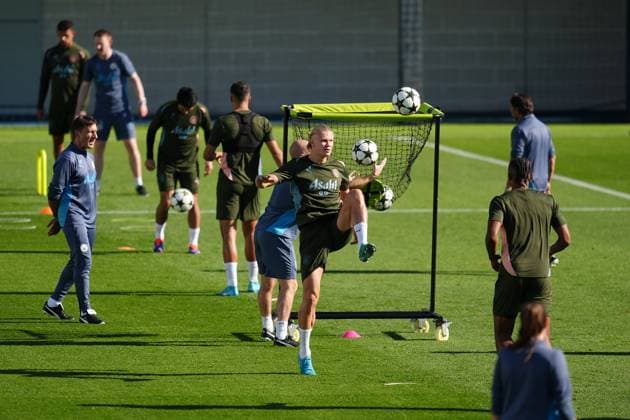 Football, CL, Manchester City, Training