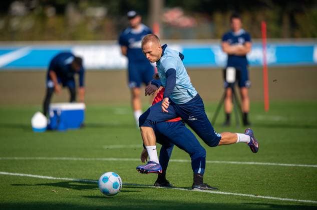 Football, Men, Season 2024 2025, 2 Bundesliga, Hertha BSC, Training, Jon Dagur Thorsteinsson Hertha BSC , 17 09 2024, Copyright: xMatthiasxKochx
