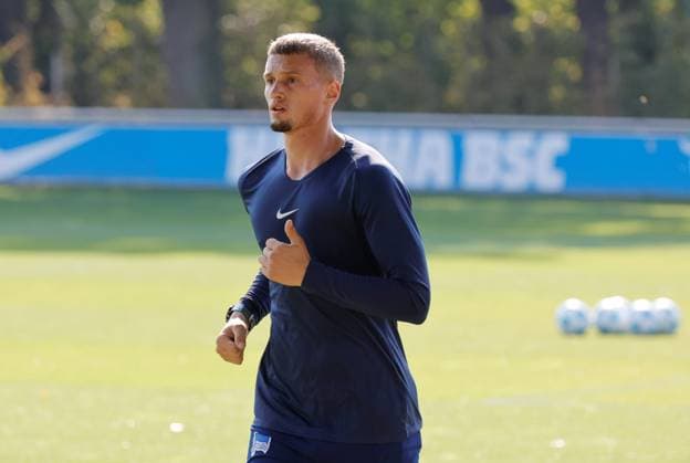 Michael Cuisance, Germany, Berlin, Sportpark, Football, Men, Season 2024 2025, 2 Bundesliga, Hertha BSC, Training
