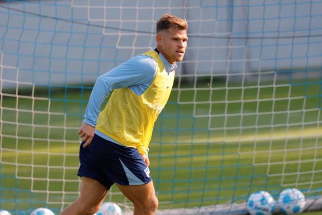Florian Niederlechner, Germany, Berlin, Sportpark, Football, Men, Season 2024 2025, 2 Bundesliga, Hertha BSC, Training