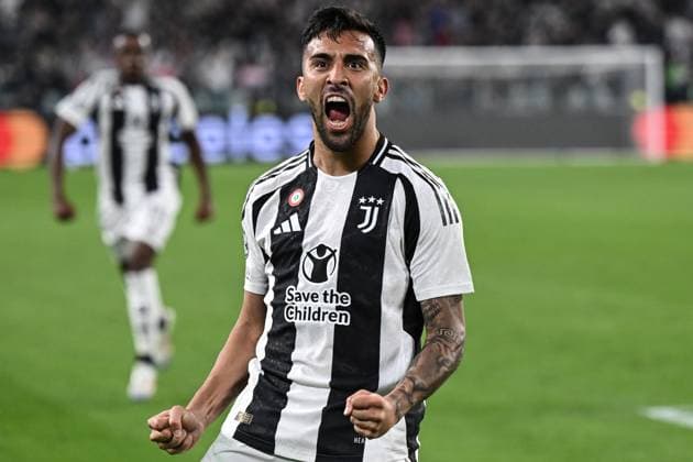 Db Torino 17 09 2024 - Champions League Juventus-Psv Eindhoven foto Daniele Buffa Image nella foto: esultanza gol Nicolas Gonzalez 