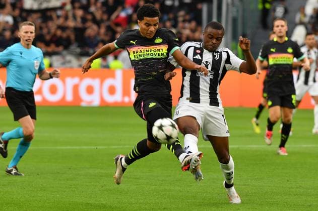 Foto IPP Massimo Rana Torino 21-09-2024 Calcio Champions League 2024 2025 Juventus-Psv Eindhoven nella foto pierre kalulu Italy Photo Press - World Copyright italy  Copyright: xR4924_italyphotopressx