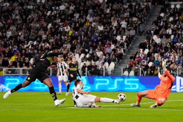 JuventusÕ Nicolo Fagioli during the Uefa Champions League soccer match between Juventus Fc and PSV Eindhoven at the Juventus stadium in Turin, north west Italy - September 17, 2024. - Soccer .  Copyright: xFabioxFerrari LaPressex