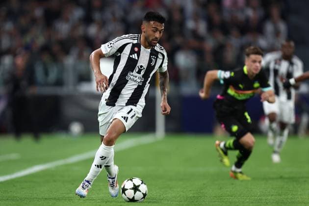 Juventus Fc - PSV Nico Gonzalez of Juventus Fc in action during the Uefa Champions League 2024-25 match beetween Juventus Fc and PSV at Allianz Stadium on September 17, 2024 in Turin, Italy . Torino Allianz Stadium Italy Copyright: xMarcoxCanonierox