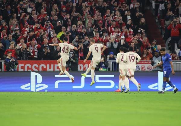 Munich, Germany 17 September 2024 Football, Men, Champions League, Season 2024 2025, FC Bayern Munich GNK Dinamo Zagreb, Allianz Arena, Matchday 1 1 0 by Harry Kane FC Bayern Munich