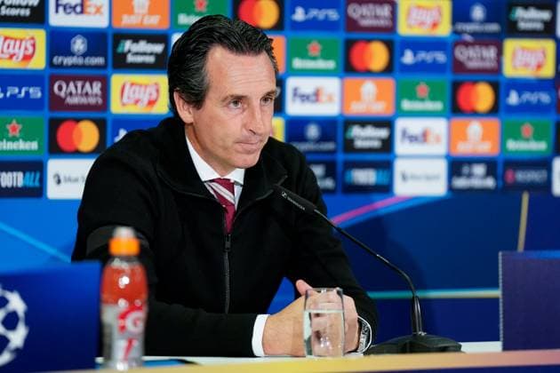 Bern, Switzerland, September 17th 2024: Head coach Unai Emery (Aston Villa) during the press conference, PK, Pressekonferenz after their victory during the UEFA Champions League football match between Young Boys and Aston Villa at Wankdorf Stadion in Bern, Switzerland. (Daniela Porcelli SPP) Copyright: xDanielaxPorcellix xSPPx spp-en-DaPoSp-20240917-_DP29863