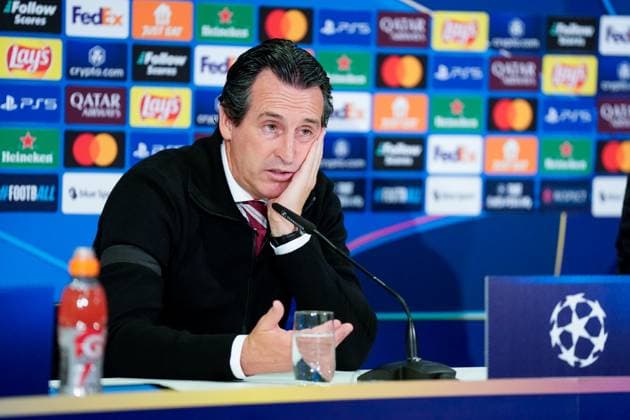 Bern, Switzerland, September 17th 2024: Head coach Unai Emery (Aston Villa) during the press conference, PK, Pressekonferenz after their victory during the UEFA Champions League football match between Young Boys and Aston Villa at Wankdorf Stadion in Bern, Switzerland. (Daniela Porcelli SPP) Copyright: xDanielaxPorcellix xSPPx spp-en-DaPoSp-20240917-_DP29869