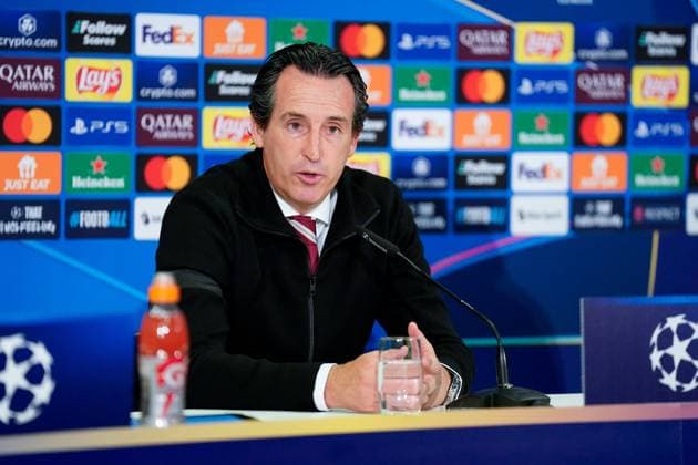 Bern, Switzerland, September 17th 2024: Head coach Unai Emery (Aston Villa) during the press conference, PK, Pressekonferenz after their victory during the UEFA Champions League football match between Young Boys and Aston Villa at Wankdorf Stadion in Bern, Switzerland. (Daniela Porcelli SPP) Copyright: xDanielaxPorcellix xSPPx spp-en-DaPoSp-20240917-_DP29890