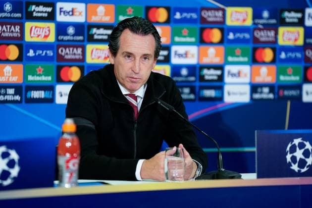Football, CL, Aston Villa, Press conference