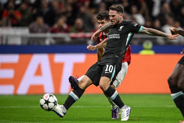 Cm Milano 17 09 2024 - Champions League Milan-Liverpool foto Cristiano Mazzi Image nella foto: gol Christian Pulisic 