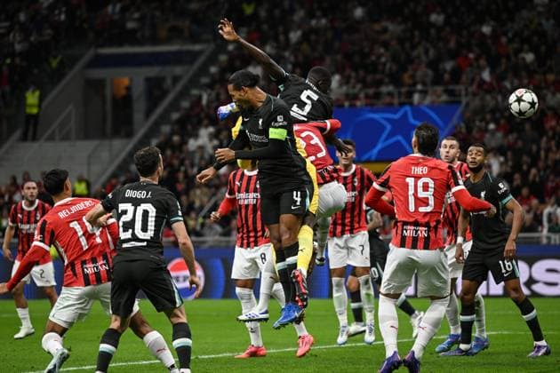 Mg Milano 17 09 2024 - Champions League Milan-Liverpool foto Matteo Gribaudi Image nella foto: gol Ibrahima Konate 