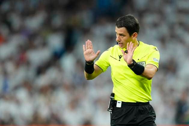Real Madrid C.F. v VfB Stuttgart - UEFA Champions League 2024 25 League Phase MD1 Referee Umut Meler of Turkiye during the UEFA Champions League 2024 25 League Phase MD1 match between Real Madrid C.F. and VfB Stuttgart at Estadio Santiago Bernabeu on September 17, 2024 in Madrid, Spain. Madrid Spain  Copyright: xJosexBretonx originalFilename:bretonhernandez-realmadr240917_npS2I.jpg