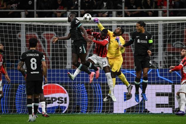 Cm Milano 17 09 2024 - Champions League Milan-Liverpool foto Cristiano Mazzi Image nella foto: gol Ibrahima Konate 
