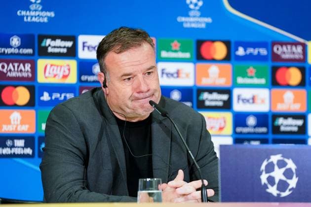 Bern, Switzerland, September 17th 2024: Head coach Patrick Rahmen of Young Boys during the press conference, PK, Pressekonferenz after their loss during the UEFA Champions League football match between Young Boys and Aston Villa at Wankdorf Stadion in Bern, Switzerland. (Daniela Porcelli SPP) Copyright: xDanielaxPorcellix xSPPx spp-en-DaPoSp-20240917-_DP29904
