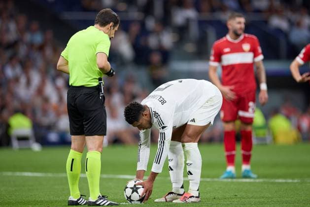 Jude Bellingham of Real Madrid CF in action during the UEFA Champions League match between Real Madrid v VFB Stuttgart at Santiago Bernabeu on September 17, 2024 in Madrid (Photo by: LGM) FOOTBALL : Real Madrid vs VFB Stuttgart - UEFA Ligue des Champions - 17 09 2024 LGM Panoramic 