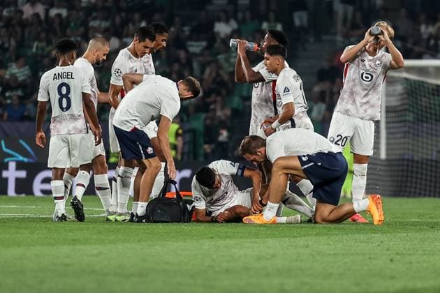 Lisbon, Portugal, September 17th, 2024: Benjamin Andre (21 Lille) in action during the UEFA Champions League game between Sporting CP v Lille at Estadio Jose Alvalade, Lisbon, Portugal (Joao Bravo SPP) Copyright: xJoaoxBravoxx xSPPx spp-en-JoBr-JBF-0850